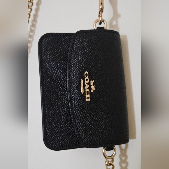 C0737 Coach Poppy Crossbody with Card Case - Black - Picture 3 of 16